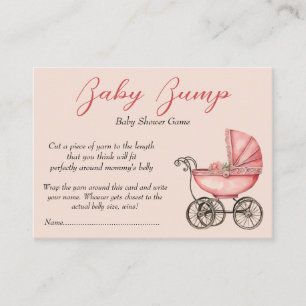 Baby Bump Game Baby Carriage Guess Moms Belly Size Informatiekaartje