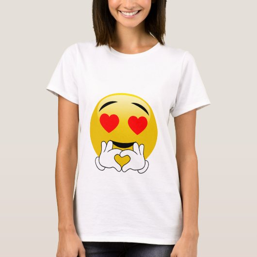 Baby Bump Love Emoji Matrier T-Shirt (Voorkant)