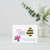 Baby Bump Mom Bee Beeby Luier Raffle Informatiekaartje (Staand voorkant)