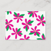 Baby Bump Mom Bee Beeby Luier Raffle Informatiekaartje (Achterkant)