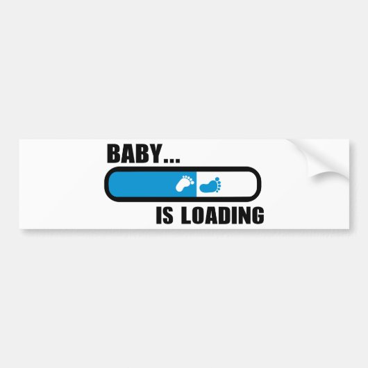 Baby Bumpersticker (Voorkant)