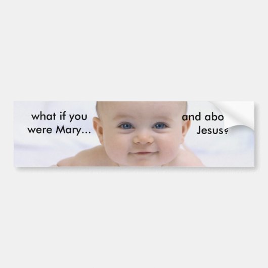 baby bumpersticker (Voorkant)