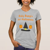 Baby Bump's 1st Halloween T-Shirt (Voorkant)