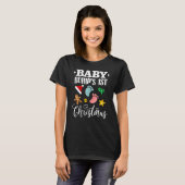 Baby Bump's eerste kerstfeest T-shirt (Voorkant volledig)