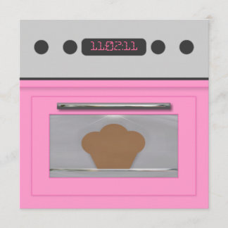 Baby Bun Recipe Invitation (lichtroze) Kaart