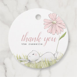 baby bunny baby shower bedankjes labels