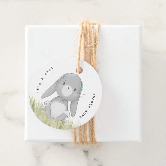 baby bunny baby shower bedankjes labels (In situ)