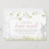 baby bunny baby shower kaart (Voorkant)