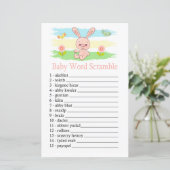 Baby bunny Baby word scramble game (Staand voorkant)