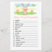 Baby bunny Baby word scramble game (Voorkant)