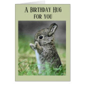 Baby Bunny Birthday Hug (Voorkant)