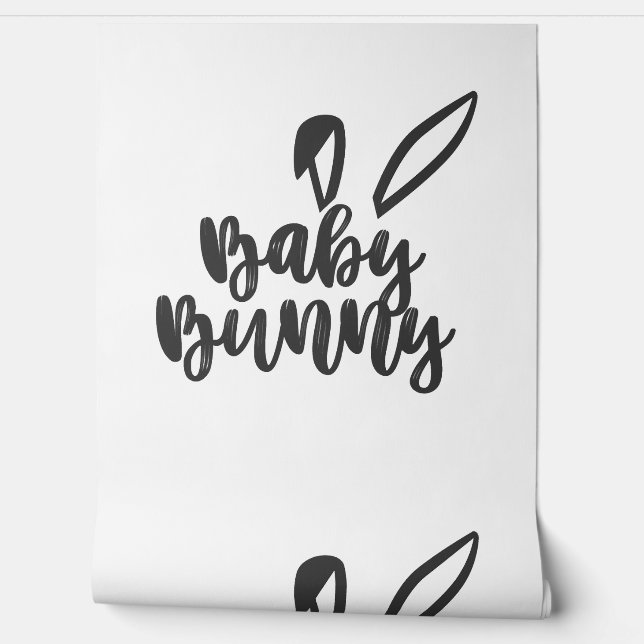 Baby Bunny Bliss Behang (Afrollen)