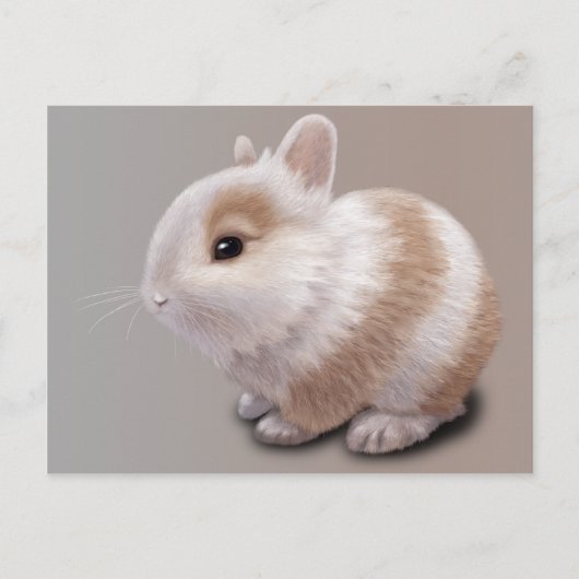 Baby Bunny Briefkaart (Voorkant)