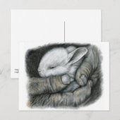 BABY BUNNY BRIEFKAART (Voorkant / Achterkant)