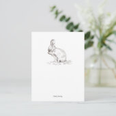 Baby Bunny Briefkaart (Staand voorkant)