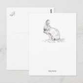 Baby Bunny Briefkaart (Voorkant / Achterkant)