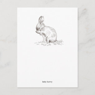 Baby Bunny Briefkaart