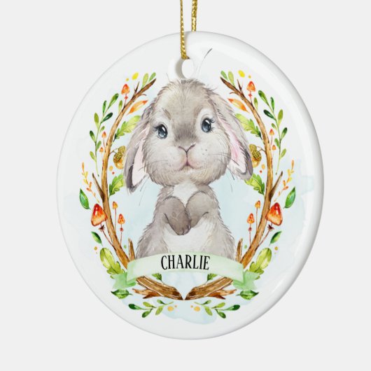 Baby Bunny Cute Keramisch Ornament (Links)