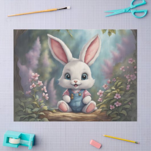 Baby Bunny Decoupage Papier (Craft)