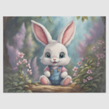 Baby Bunny Decoupage Papier