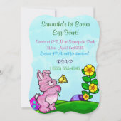 Baby Bunny Easter Kaart (Achterkant)