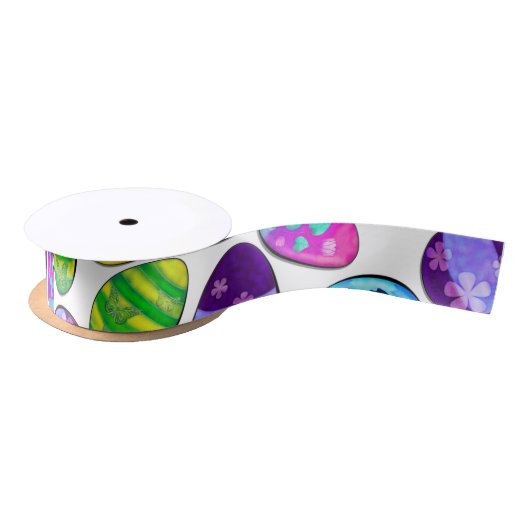 Baby Bunny Easter Satijnen Lint (Spoel)