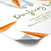 Baby Bunny - Fopspeen jacht spel baby shower Poster (Hoek)