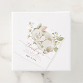 Baby Bunny Het is een Meisje Wildflower Bedankjes Labels (In situ)