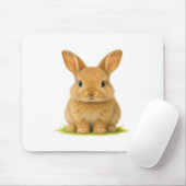 Baby Bunny in de gras Muismat (Met muis)
