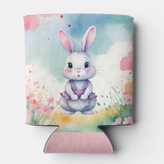 Baby Bunny in het voorjaar Blikjeskoeler (Achterkant)