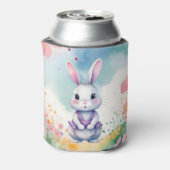 Baby Bunny in het voorjaar Blikjeskoeler (Blikje Achterkant)
