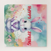 Baby Bunny in het voorjaar Legpuzzel (Horizontaal)