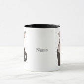 Baby bunny in mug mok (Midden)