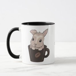 Baby bunny in mug mok