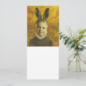 Baby Bunny Invitation Kaart (Staand voorkant)