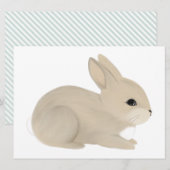 Baby Bunny, knip uit Kaart (Voorkant / Achterkant)