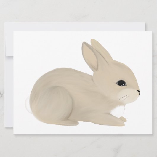 Baby Bunny, knip uit Kaart (Voorkant)