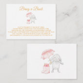 *~* Baby Bunny Konijnenlaarzen Paraplu Breng een b Informatiekaartje (Voorkant / Achterkant)