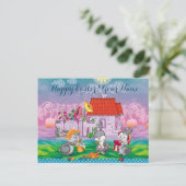 Baby Bunny little Briefkaart (Staand voorkant)