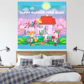 Baby Bunny little Canvas Afdruk (Insitu (Slaapkamer))