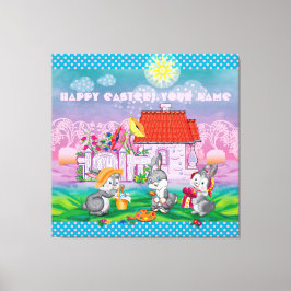 Baby Bunny little Canvas Afdruk