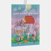 Baby Bunny little  Glas Ornament (Voorkant Rechts)