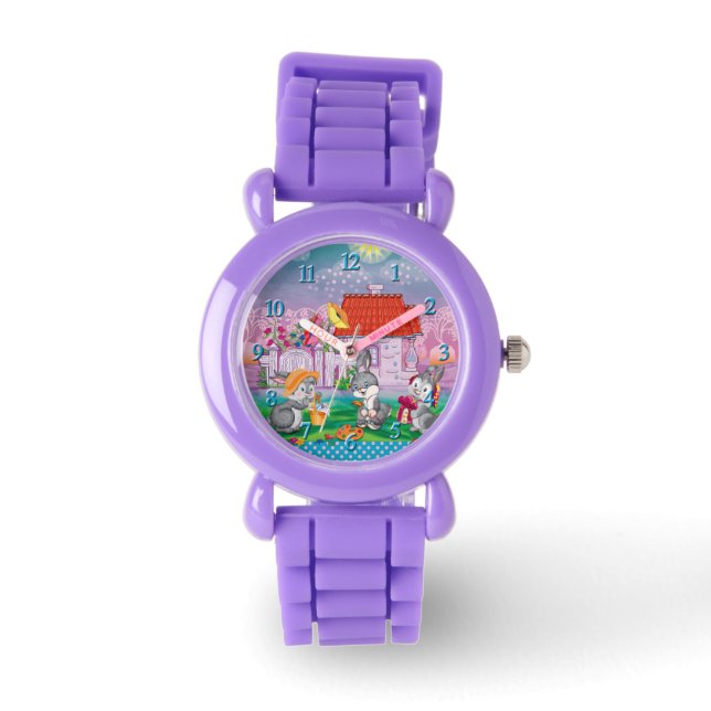 Baby Bunny little Horloge (Voorkant)