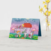 Baby Bunny little Kaart (Gele Bloem)