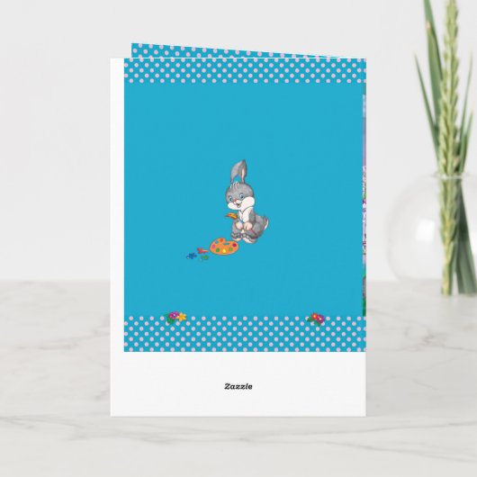 Baby Bunny little Kaart (Achterkant)