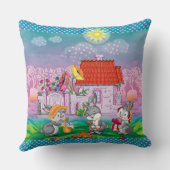 Baby Bunny little Kussen (Achterkant)