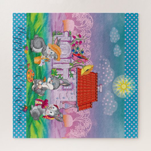 Baby Bunny little Legpuzzel (Horizontaal)