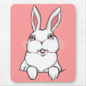 Baby Bunny Mousepad Festive Bunny Decorations Muismat (Voorkant)