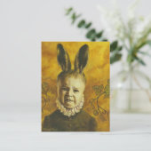 Baby Bunny Mutant Design Briefkaart (Staand voorkant)