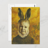 Baby Bunny Mutant Design Briefkaart (Voorkant / Achterkant)